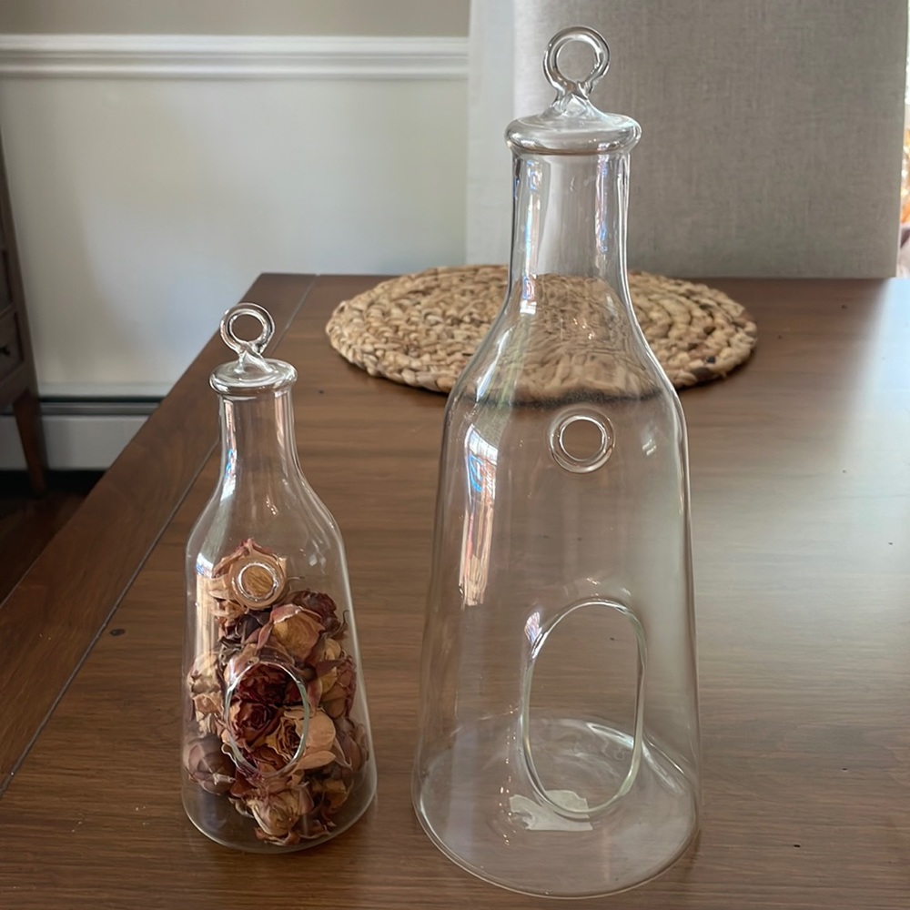 Small & Large Glass Cloche
